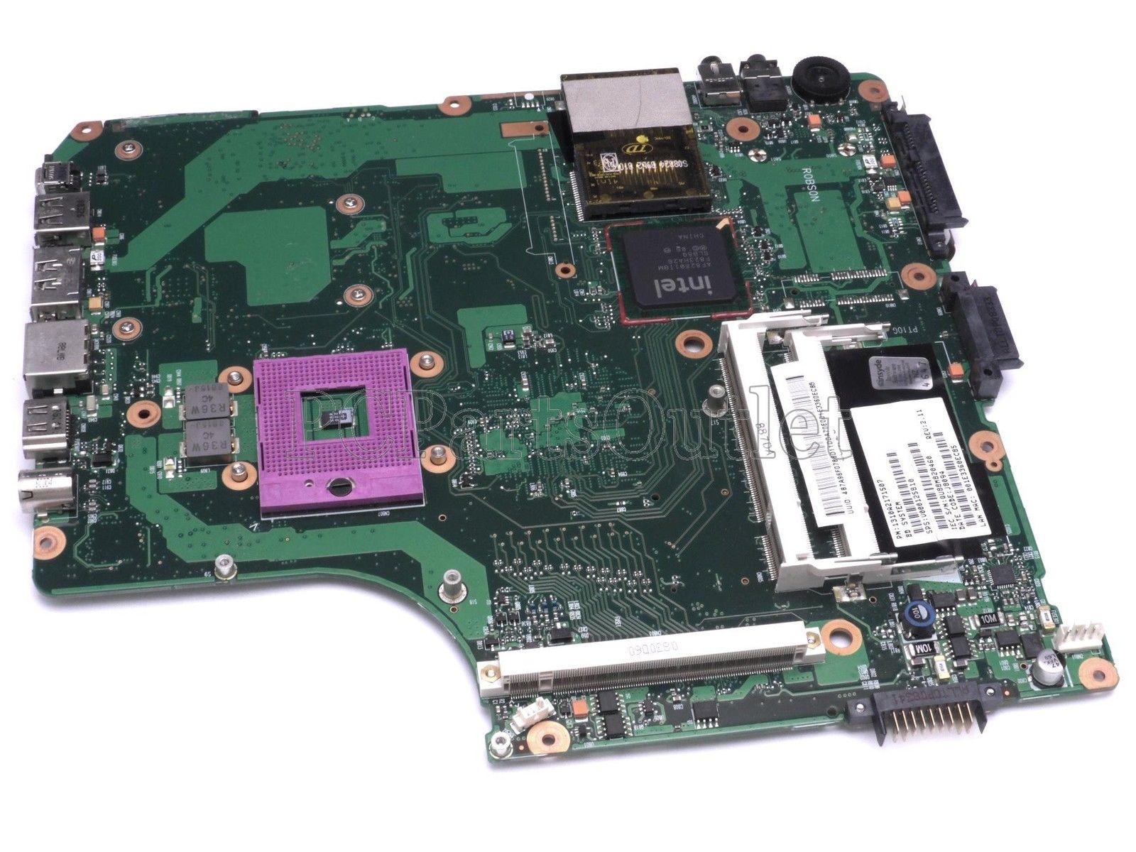 Hauptplatine Toshiba Satellite A305 Intel CPU V000125810 1310A271507